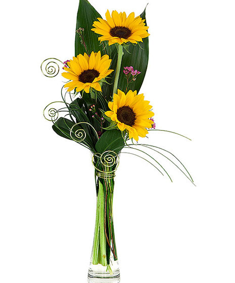 Sunflower Desktop Bunch Vase