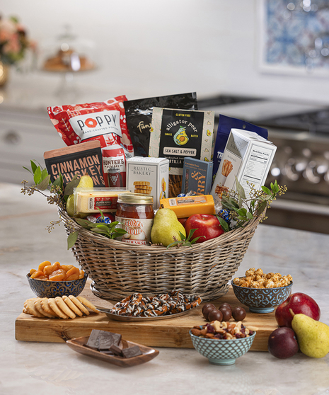 Gourmet Gift Basket & Fruit Sampler