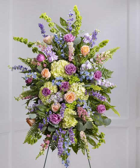 Pastel Garden Sympathy Spray