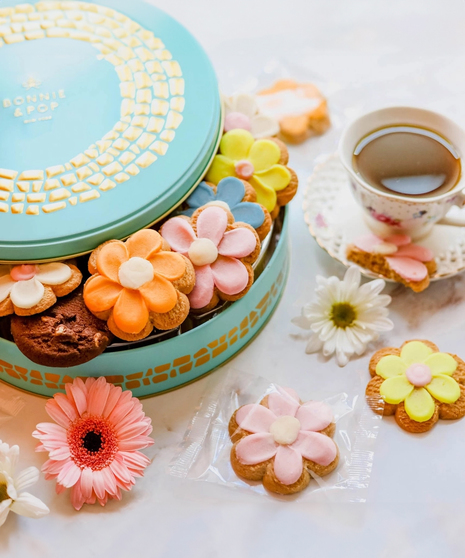 Blooming Shortbread Cookies - Bonnie & Pop New York Confections