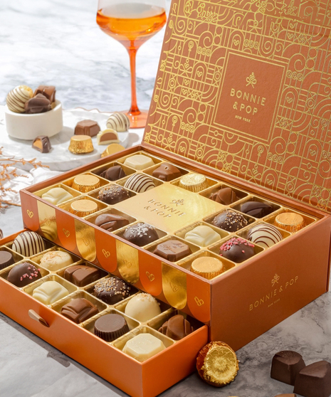 Two-Tier Belgian Truffle Gift Box